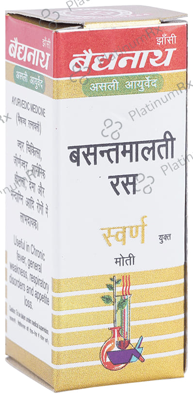 Baidyanath (Jhansi) Basant Malti Ras with Gold Pearl Tablet 10 tablets