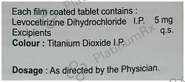 Levorokk 5mg Tablet 10s