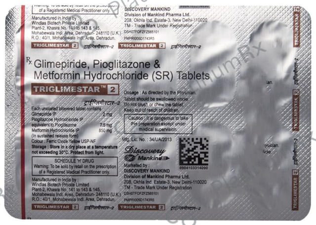 Triglimestar 2 Tablet SR