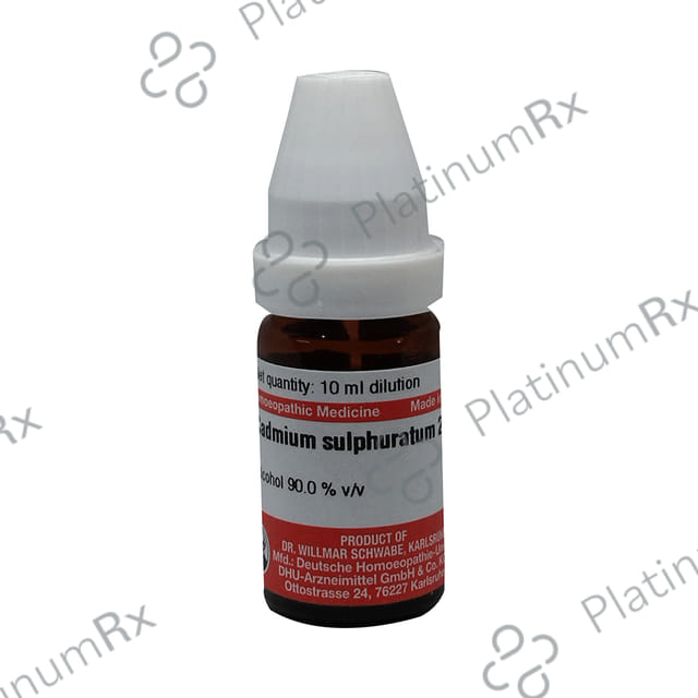 Dr Willmar Schwabe Germany Cadmium Sulphuratum Dilution 200