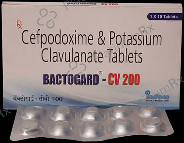 Bactogard CV 200/125mg Tablet 10s