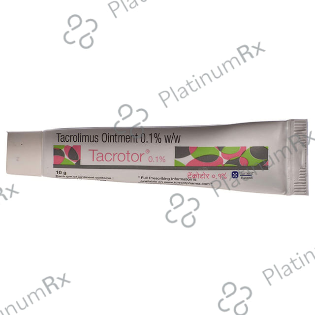 Tacrotor 0.1% Ointment 10gm