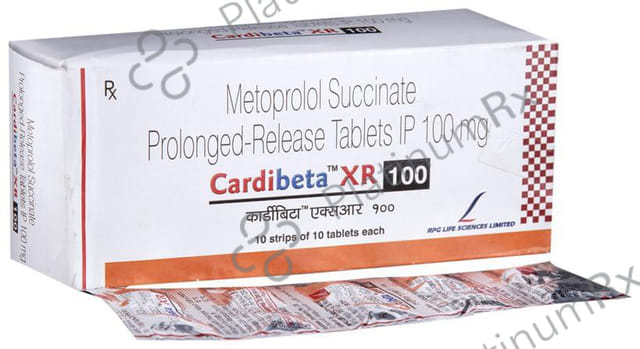 Cardibeta XR 100mg Tablet PR 10s
