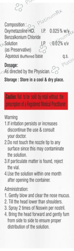 Oxyvil P Nasal Drop 10ml