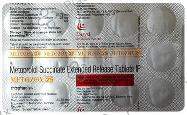 Metozox 25mg Tablet ER 15s