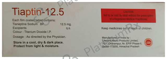 Tiaptin 12.5mg Tablet