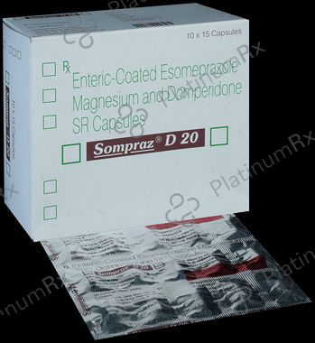 Sompraz D 20/30mg Capsule SR 15s