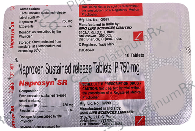 Naprosyn 750mg SR Tablet 10s