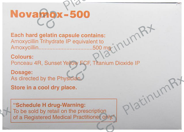 Novamox 500mg Capsule 15s
