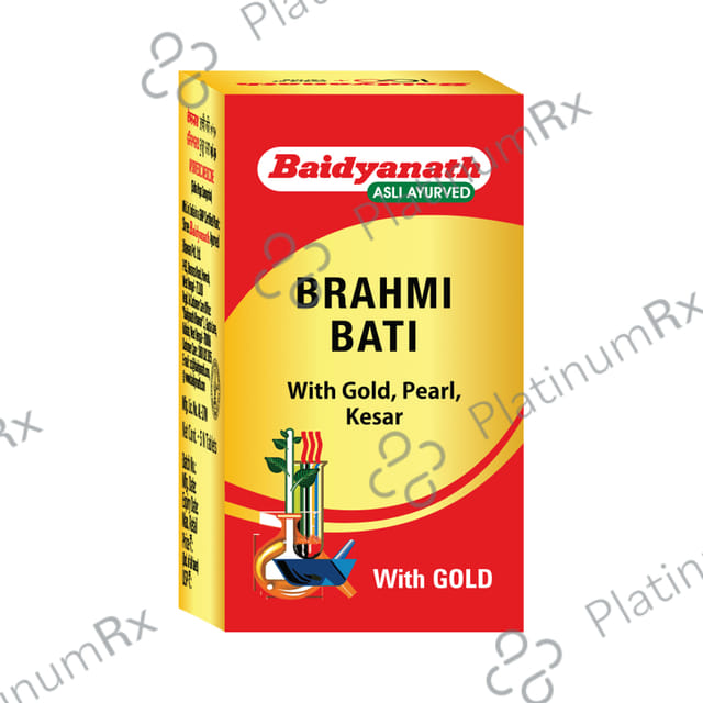 Baidyanath Brahmi Bati with Gold