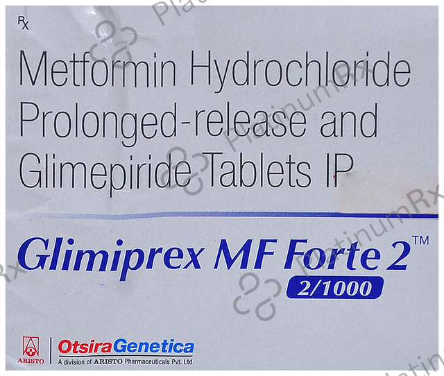 Glimiprex MF Forte 2/1000mg Tablet PR 10s
