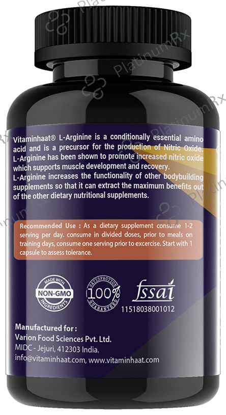 Vitaminhaat L-Arginine Amino Acid Capsule