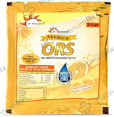 Dr. Morepen Premium ORS Powder (21.8gm Each) Orange