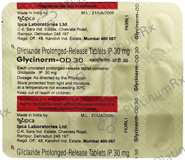 Glycinorm OD PR 30mg Tablet 15s