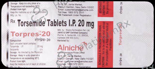 Torpres 20 Tablet 10s