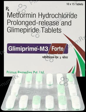 Glimiprime M 3/1000mg Forte Tablet PR 15s