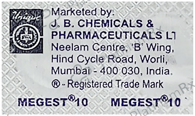 Megest 10mg Tablet