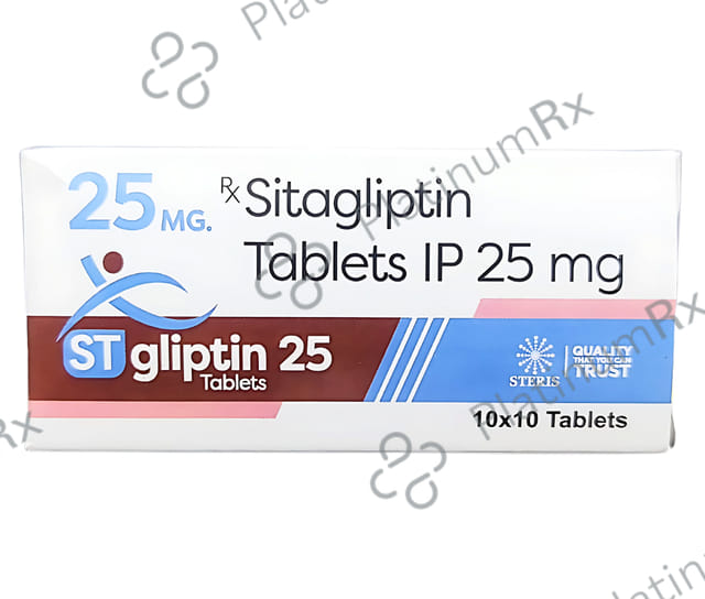 St Gliptin 25mg Tablet 10s