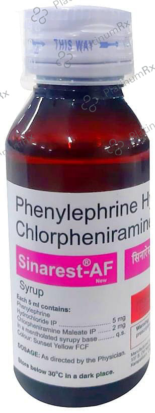 Sinarest-AF New Syrup 60 Syrup