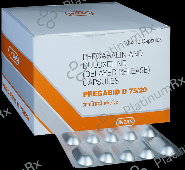 Pregabid D 75/20 Capsule DR