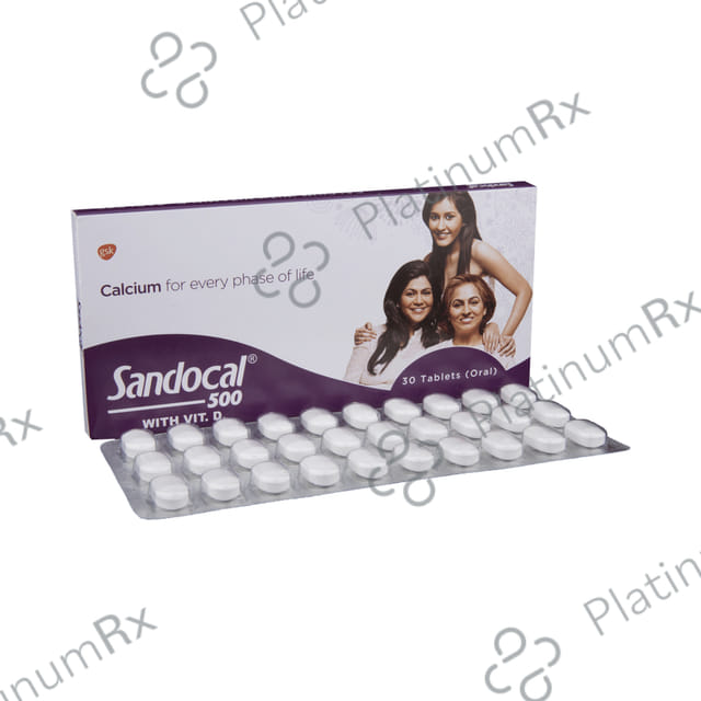 Sandocal 500 with Vit. D3 Tablet 30s