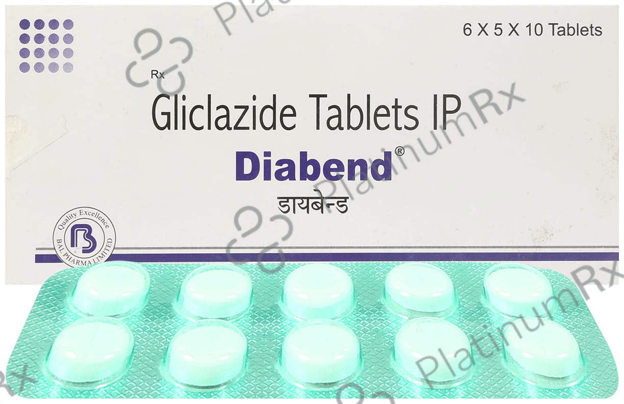 Diabend 80mg Tablet 10s