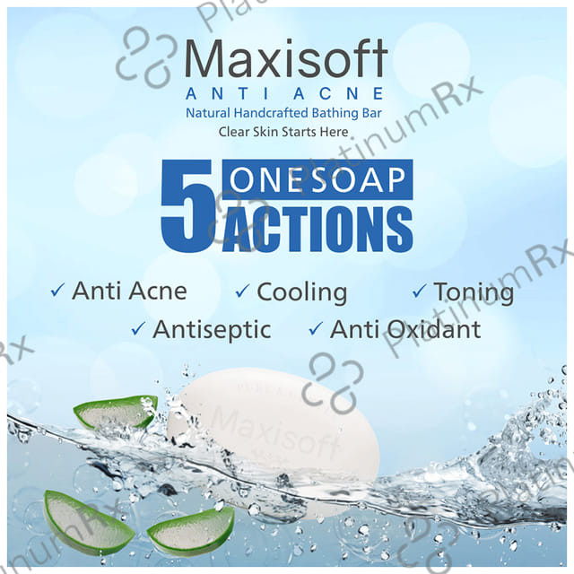 Maxisoft Antiacne Natural Handcrafted Bar 75gm