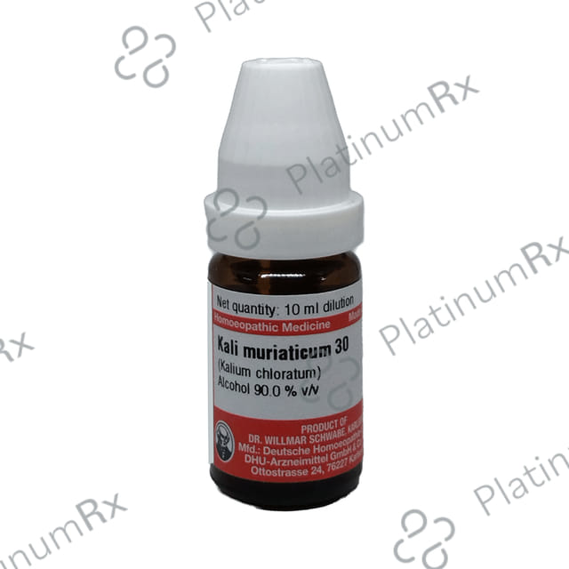 Dr Willmar Schwabe Germany Kali Muriaticum Dilution 30