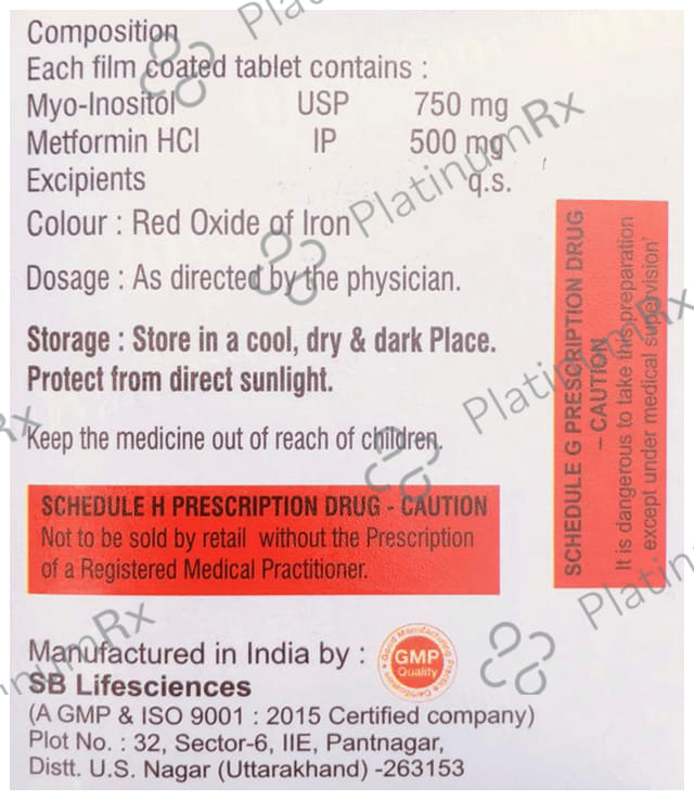 Ovarium 500mg/750mg Tablet