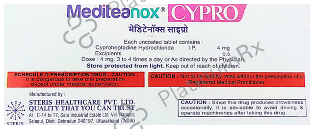 Mediteanox Cypro 4mg Tablet 10s