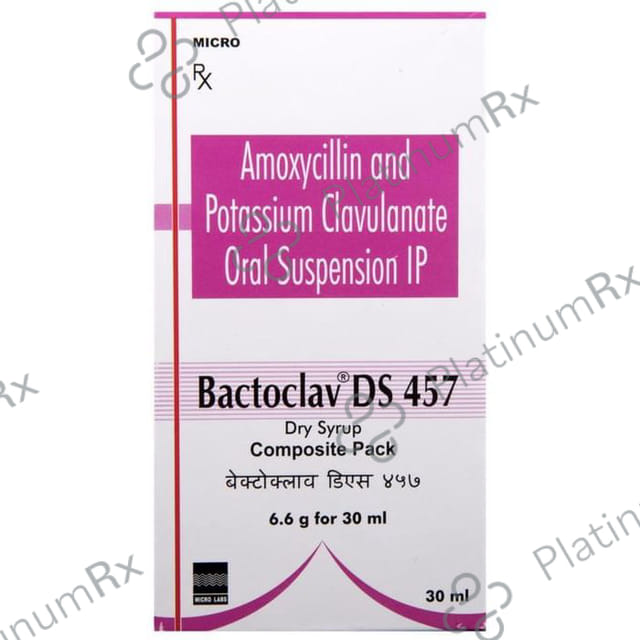 Bactoclav DS 457mg Dry Syrup 30ml