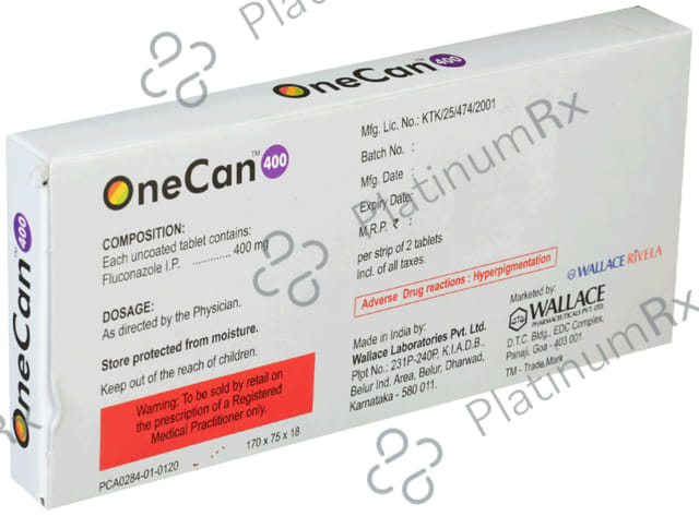 Onecan 400mg Tablet 2s