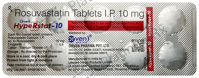 Hyperstat 10mg Tablet 10s