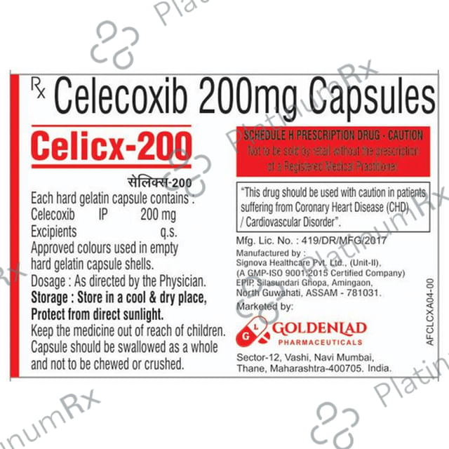 Celicx 200mg Capsule 10s