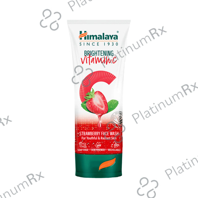 Himalaya Brightening Vitamin C Face Face Wash Strawberry 50 ml