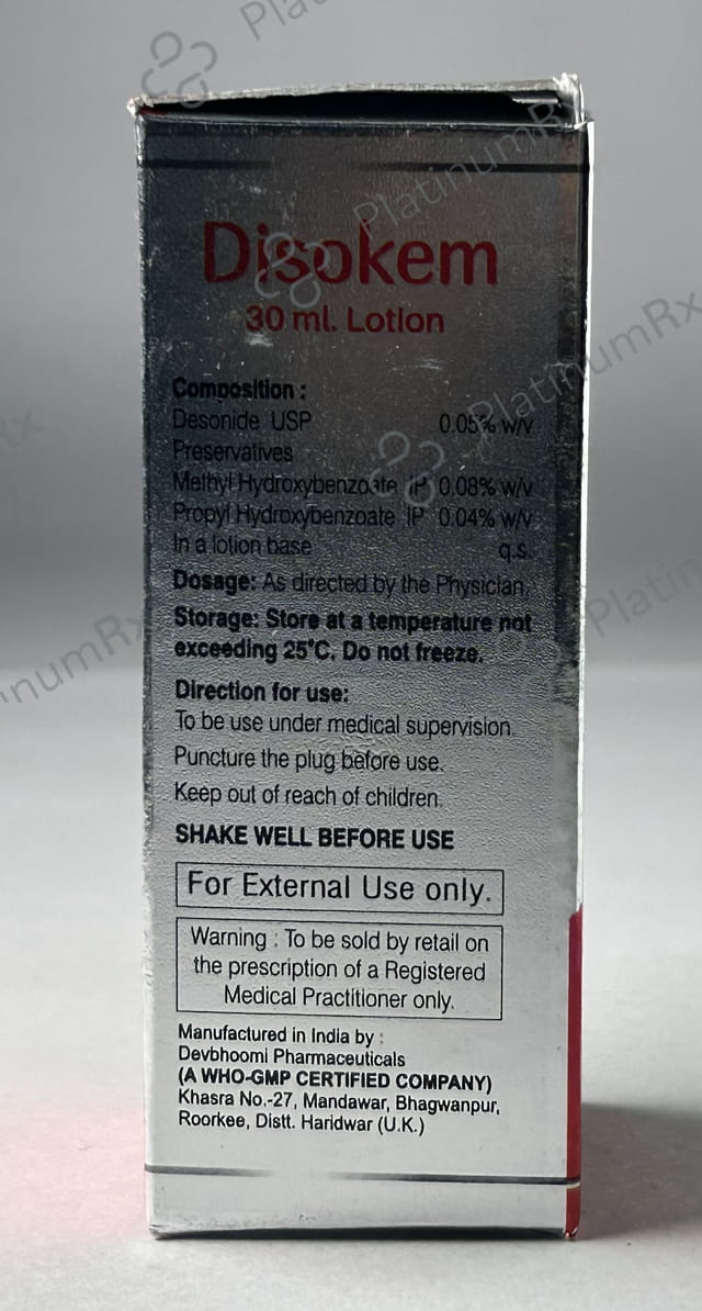 Disokem 0.05% Lotion 30ml