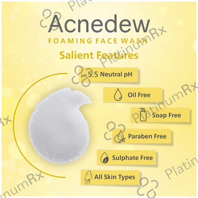 Acnedew pH 5.5 Foaming Face Wash
