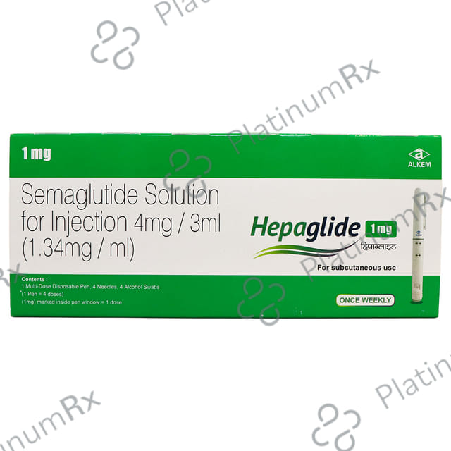 Hepaglide 1mg Pen Injection 3ml