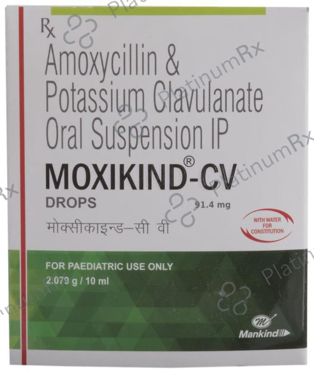 Moxikind CV 80/11.4mg Drops 10ml