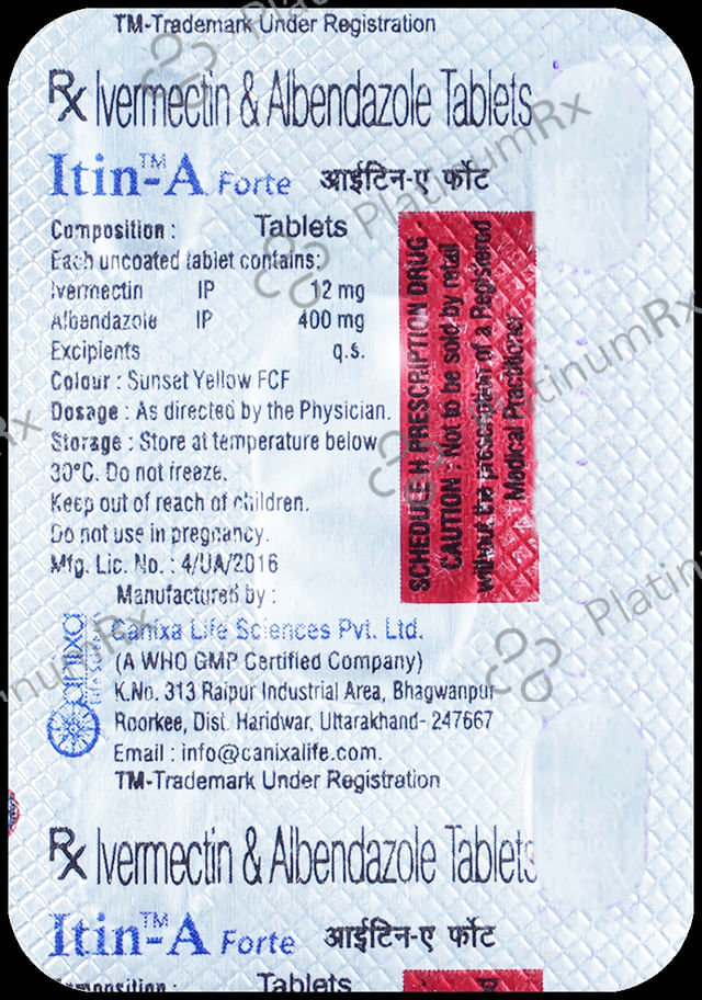 Itin A Forte Tablet 1s