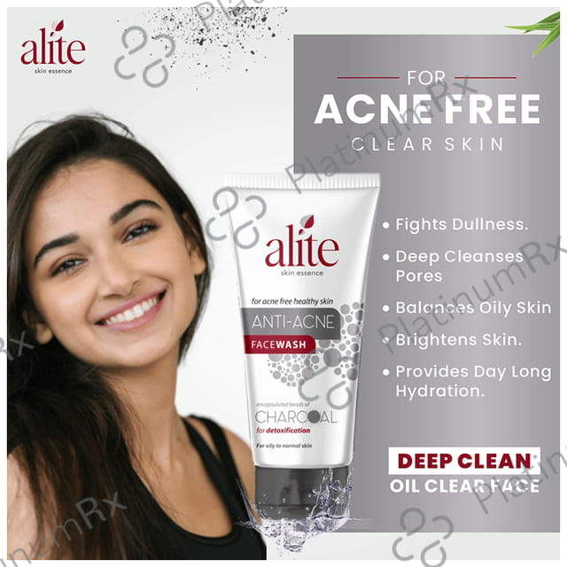 Alite Anti Acne Charcoal Face Wash 70gm