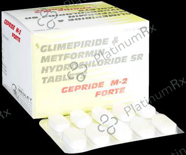 Gepride M 2 Forte 2/1000mg Tablet SR 10s