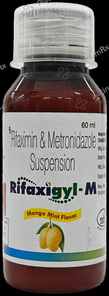 Rifaxigyl M 200/100mg Oral Suspension 60ml