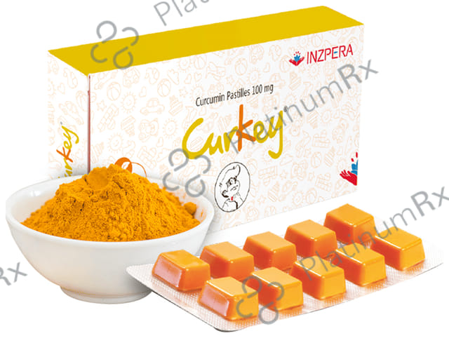 Curkey Curcumin 100mg Pastilles Soothing Mint 10s