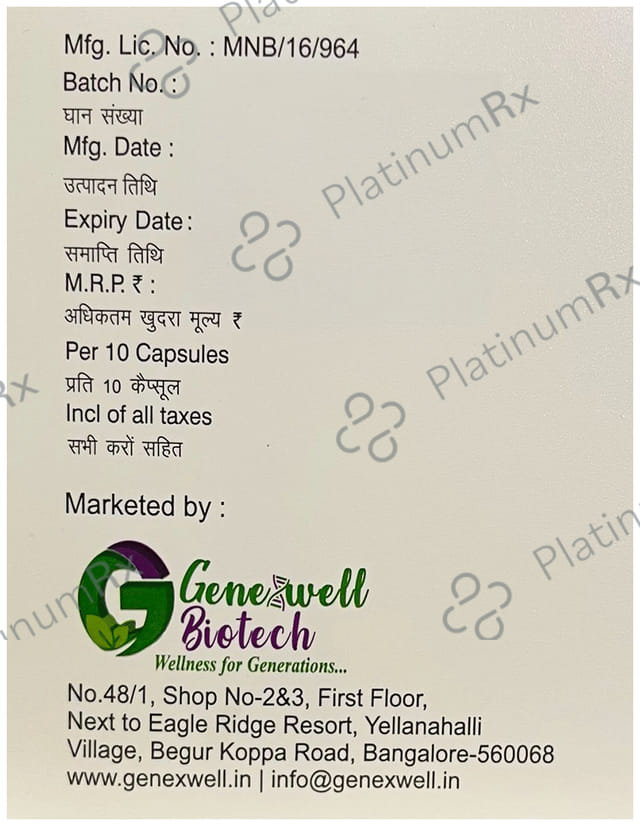 Gnx Rose Gold 20mg Capsule 10s