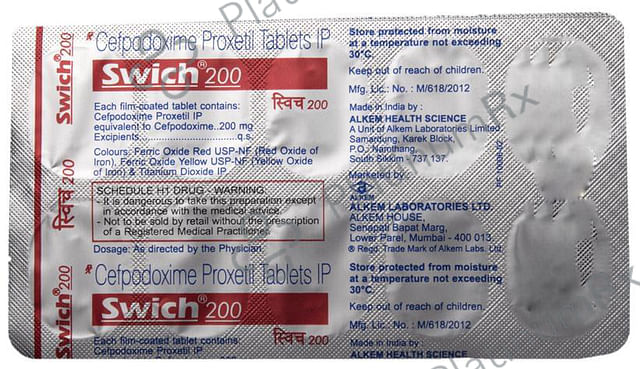 Swich 200mg Tablet 10s