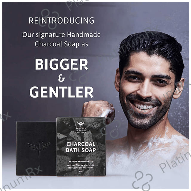 Bombay Shaving Company Charcoal Bath Soap (125gm Each) 1 units