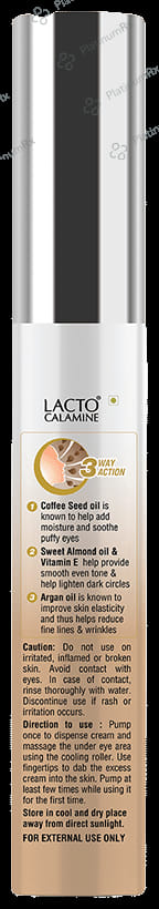 Piramal Lacto Calamine Under Eye Cream for Dark Circles & Fine Lines