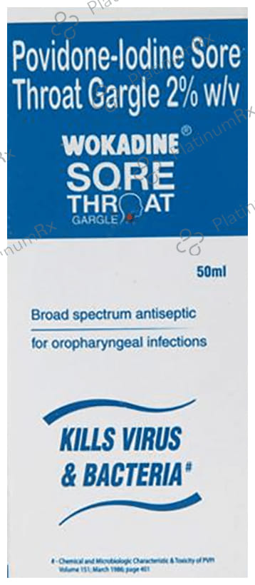 Wokadine Sore Throat Gargle