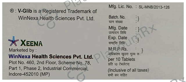 V Glib 0.3mg Tablet MD 10s